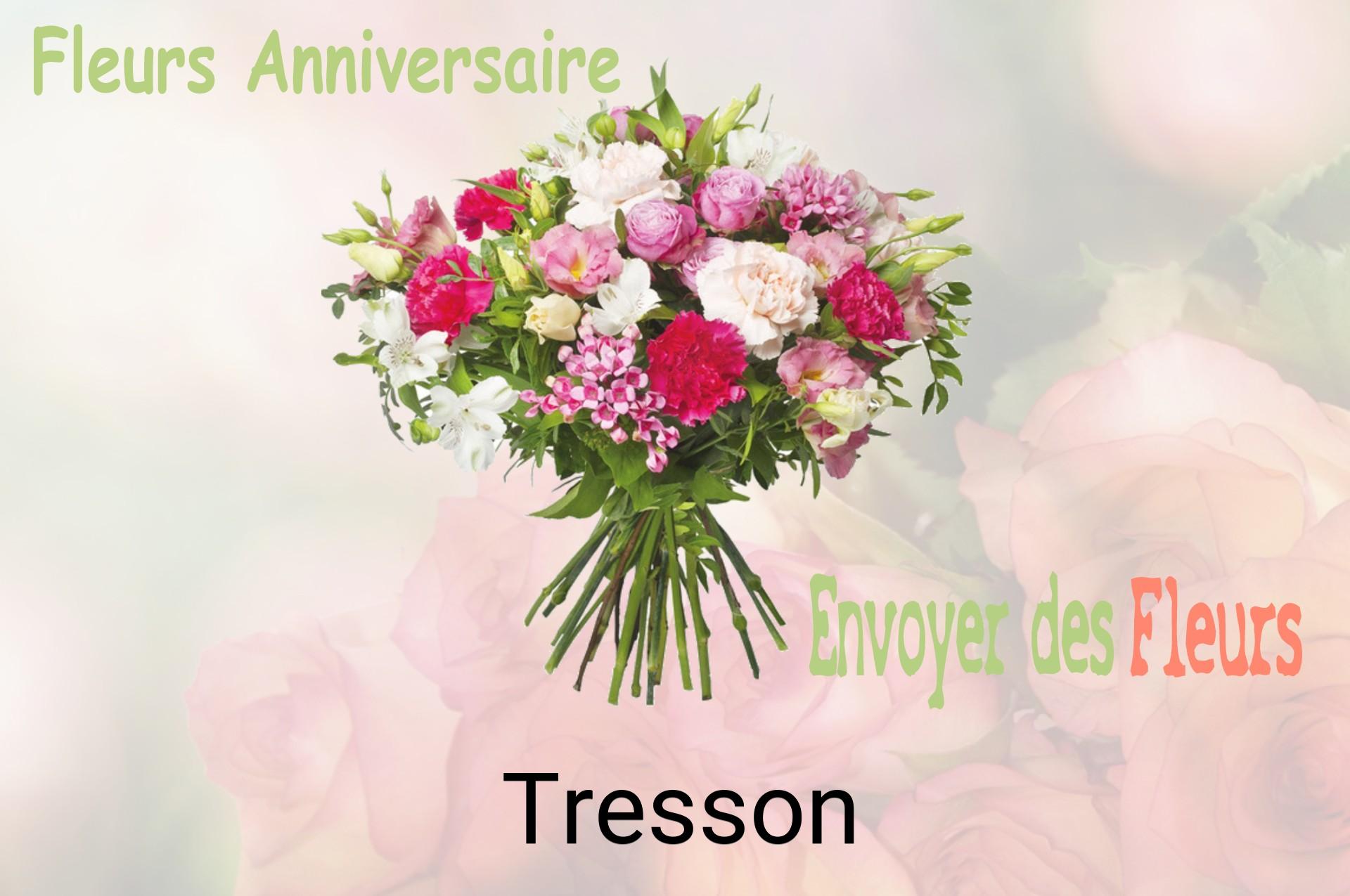 Bouquet de fleurs d’anniversaire livré à Tresson